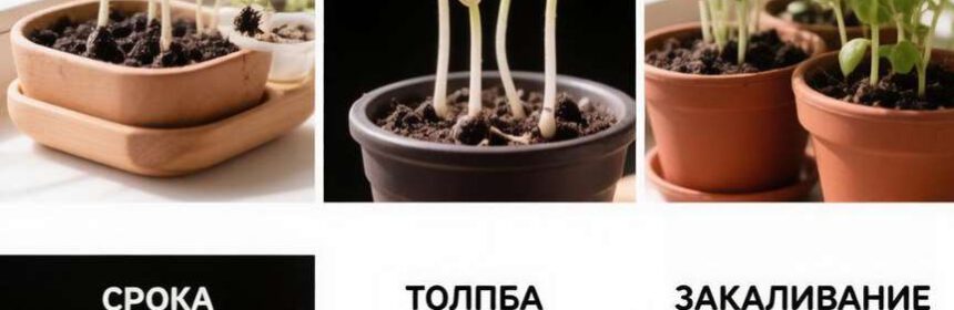 Топ-5 фатальных ошибок при выращивании рассады, которые совершают все