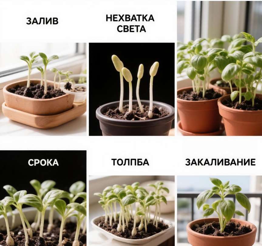 Топ-5 фатальных ошибок при выращивании рассады, которые совершают все Топ-5 фатальных ошибок при выращивании рассады, которые совершают все